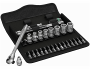WERA 8100 SA 7 Zyklop Metal ratchet set push-through square