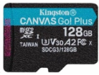 KINGSTON 128GB microSDHC Canvas Go! PLus 170R/100W U3 UHS...