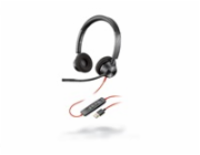 Poly Blackwire 3320 - Blackwire 3300 series - náhlavní souprava - náhlavní - kabelové - USB-A - černá