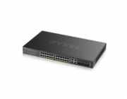 Zyxel GS2220-28HP,EU region,24-port GbE L2 PoE Switch with GbE Uplink (1 year NCC Pro pack license bundled)