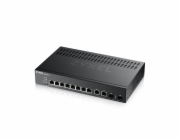 Zyxel GS2220-10,EU region,8-port GbE L2 Switch with GbE Uplink (1 year NCC Pro pack license bundled)