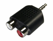 Sencor SAV 118-000 3,5 mm stereo jack - 2x Cinch/RCA zásuvka