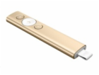 Logitech prezentér Spotlight, Bezdrátový, Bluetooth, zlatá