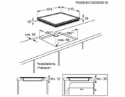 AEG HK634060XB, Samostatná varná deska (černá)