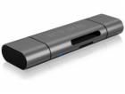 Čtečka Icy Box USB-C / microUSB / USB 2.0 (IB-CR200-C)