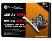 Karta SilverStone SST-ECU05 PCI Express se 4 porty USB 3.1 (TypC)