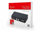 GEMBIRD Datový přepínač USB 2:1 manuální (switch)