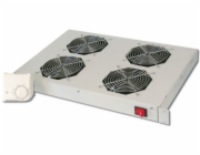 Ventilátorová jednotka Digitus pro variabilní instalaci 483 mm (19), modul ventilátoru