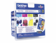 Cartridge Borther LC-980 sada inkoustů - černá, červená, žlutá, modrá