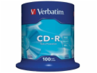VERBATIM CD-R(100-Pack)Spindle/EP/DL/52x/700MB
