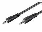 Kabel propojovací audio Jack 3,5(M) - Jack 3,5(M), 1,5m