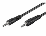 Kabel propojovací audio Jack 3,5(M) - Jack 3,5(M), 1,5m