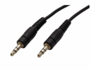 Kabel propojovací audio Jack 3,5(M) - Jack 3,5(M), 1m