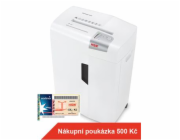 HSM skartovačka shredstar X13/ formát A4/ velikost řezu 4x37mm/ stupeň utajení (DIN) P-4/ bílá
