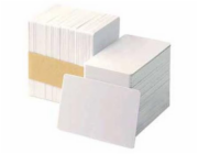 Karta Zebra PVC karty, balení 500ks karet na potisk, bílá barva, menší síla karty