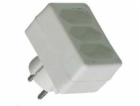 OEM Roztrojka 230V bílá 3x2,5A,  