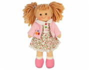 Panenka Bigjigs Toys látková Poppy, 28 cm
