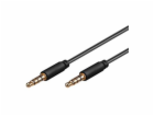Kabel Jack 3.5mm 4 pólový  M/M 0,5m