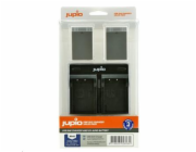 Set Jupio 2x baterie BLS5 / BLS50 - 1210 mAh a duální nabíječka pro Olympus
