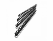 Plastové hřbety 6 mm, černé