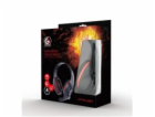 GEMBIRD sluchátka s mikrofonem GHS-05-R, gaming, černo-če...