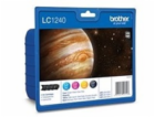 BROTHER inkoustová náplň LC-1240VALBP/ multipack/ Černá +...