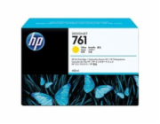 HP 761 Yellow DJ Ink Cart, 400 ml, CM992A