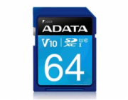 ADATA SDXC karta 64GB UHS-I Class 10, Premier