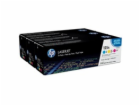 HP 125A CMY 3-pack LJ Toner Cart, CF373AM (1,400 / 1,400 ...