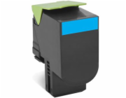 Lexmark 802SC Cyan Standard Yield Return Program Toner Cartridge - 2 000 stran