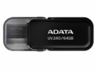 ADATA Flash Disk 64GB UV240, USB 2.0 Dash Drive, černá