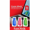 SanDisk Flash Disk 16GB Cruzer Blade (3-pack, 3x 16GB) US...