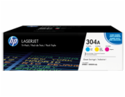 HP 304A CMY 3-pack LJ Toner Cart, CF372AM (2,800 / 2,800 / 2,800 pages)