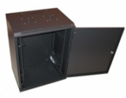 XtendLan WS-22U-64-FS-BLACK XtendLan 22U/600x450, na zeď, jednodílný, plné dveře, úprava proti vykradení