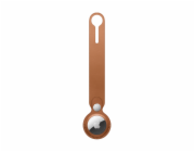 Apple AirTag Leather Loop, Saddle Brown