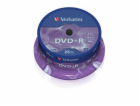 1x50 Verbatim DVD+R 4,7GB 16x Speed, wide printable NON-ID