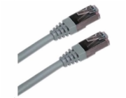 Patch kabel XtendLan Cat6, FTP - 15m, šedý