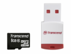 Transcend MicroSDHC 8GB + Adaptér / 600x Class 10 UHS-I MLC
