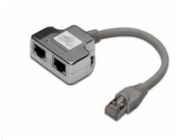 PREMIUMCORD RJ45 distributor (1 port ISDN + 1 port RJ45 10/100Base T)