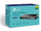 TP-Link switch TL-SF1006P (6x100Mb/s, 4xPoE+, 67W, fanless)