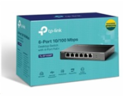 TP-Link switch TL-SF1006P (6x100Mb/s, 4xPoE+, 67W, fanless)