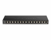D-Link DGS-1016S 16-port Gigabit Ethernet Switch, fanless