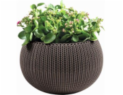 Květináč Keter COZY M závěsný Harvest Brown
