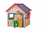 Zahradní domek Woody s barevným lemováním 