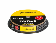 1x10 Intenso DVD+R 8,5GB 8x Speed, Double Layer Cakebox