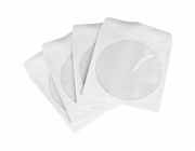 Herma CD/DVD Hüllen weiß 124x124 100 Stück selbstklebend     1140