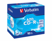 1x10 Verbatim Data Life plus CD-R 80 / 700MB, 52x Speed JC