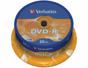 VERBATIM DVD-R(25-Pack)Spindle/General Retail/16x/4.7GB