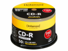 1x50 Intenso CD-R 80 / 700MB 52x Speed, printable, scr. res.