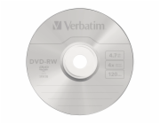 Disky VERBATIM DVD-RW 4,7GB 4X 5 ks.